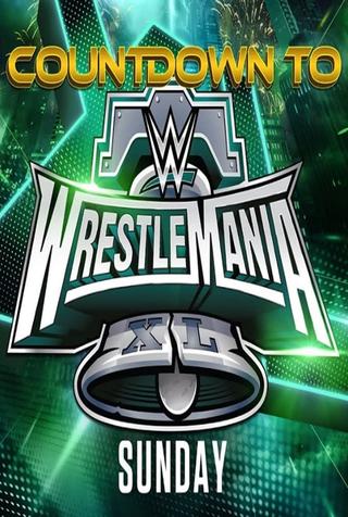 WWE Countdown to WrestleMania XL Sunday poster