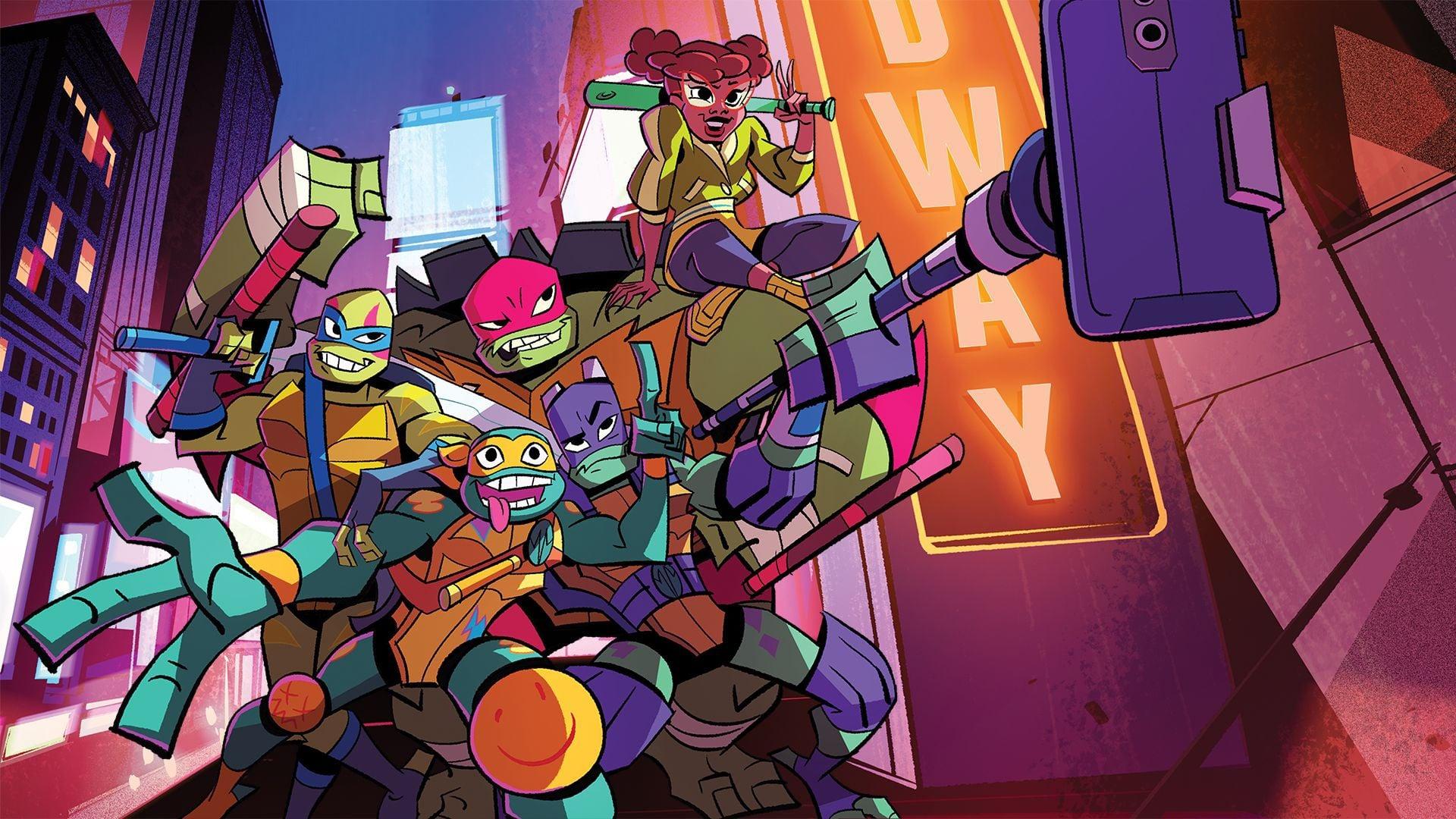 Rise of the Teenage Mutant Ninja Turtles backdrop