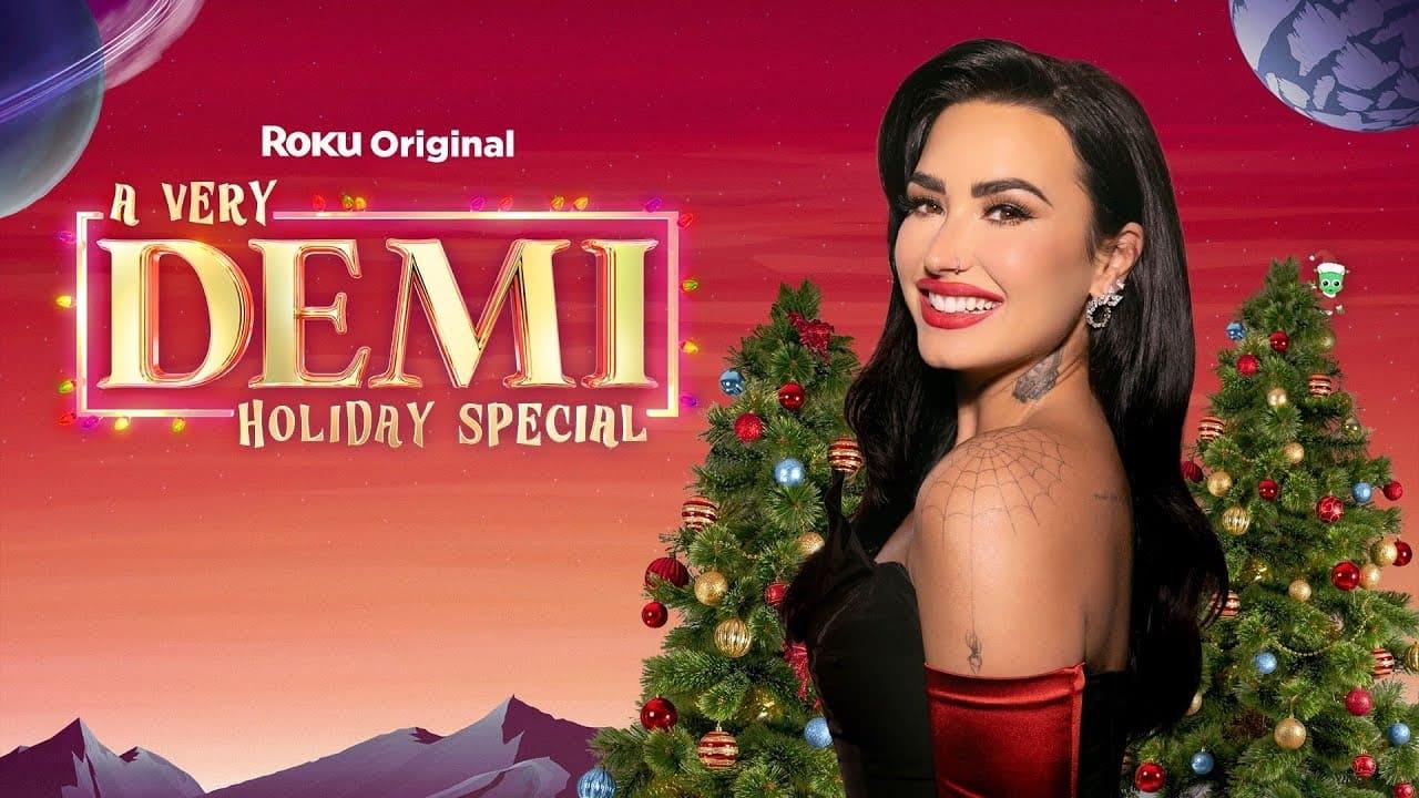A Very Demi Holiday Special backdrop