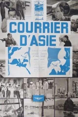 Courrier d'Asie poster