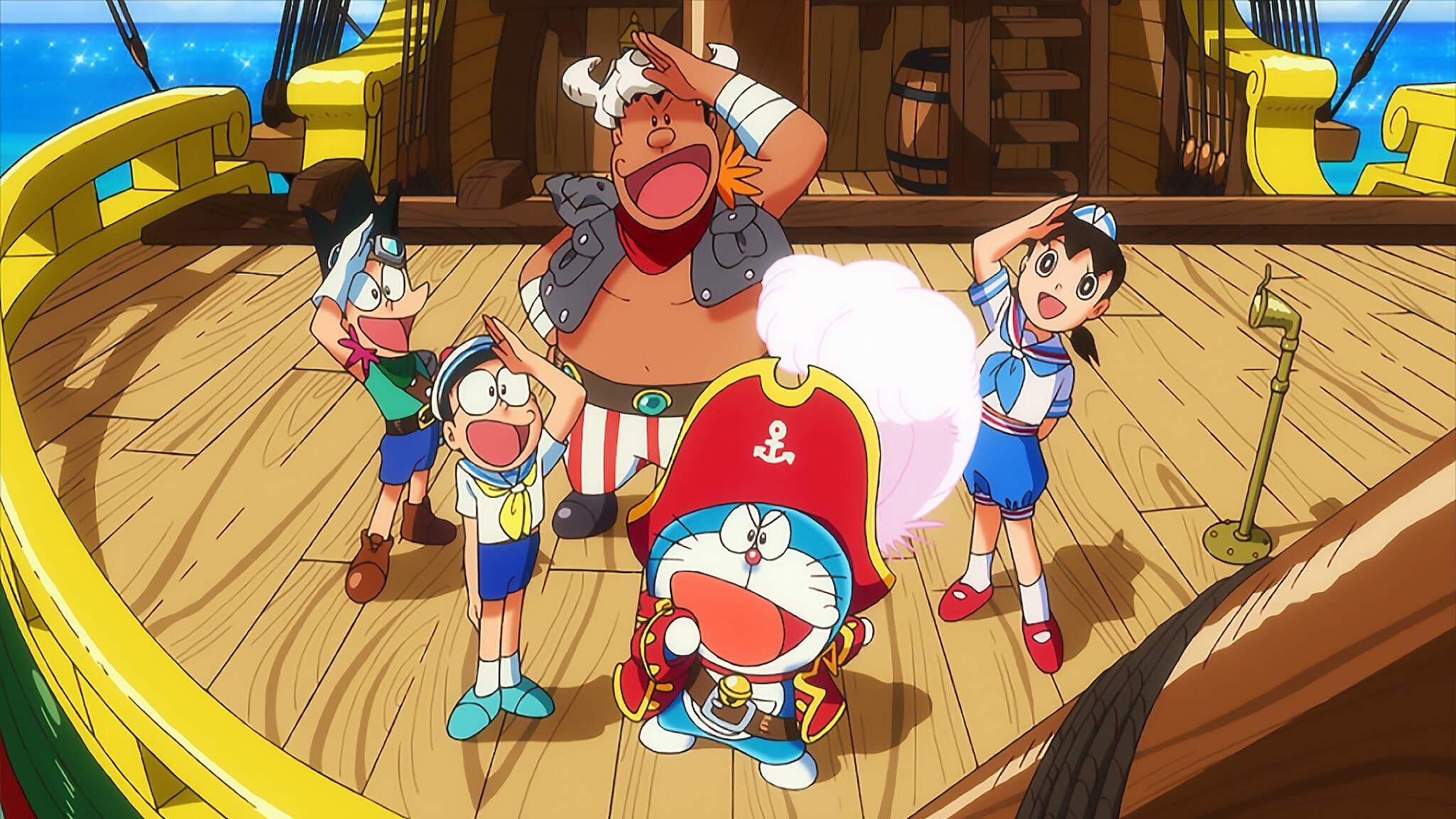 Doraemon: Nobita's Treasure Island backdrop