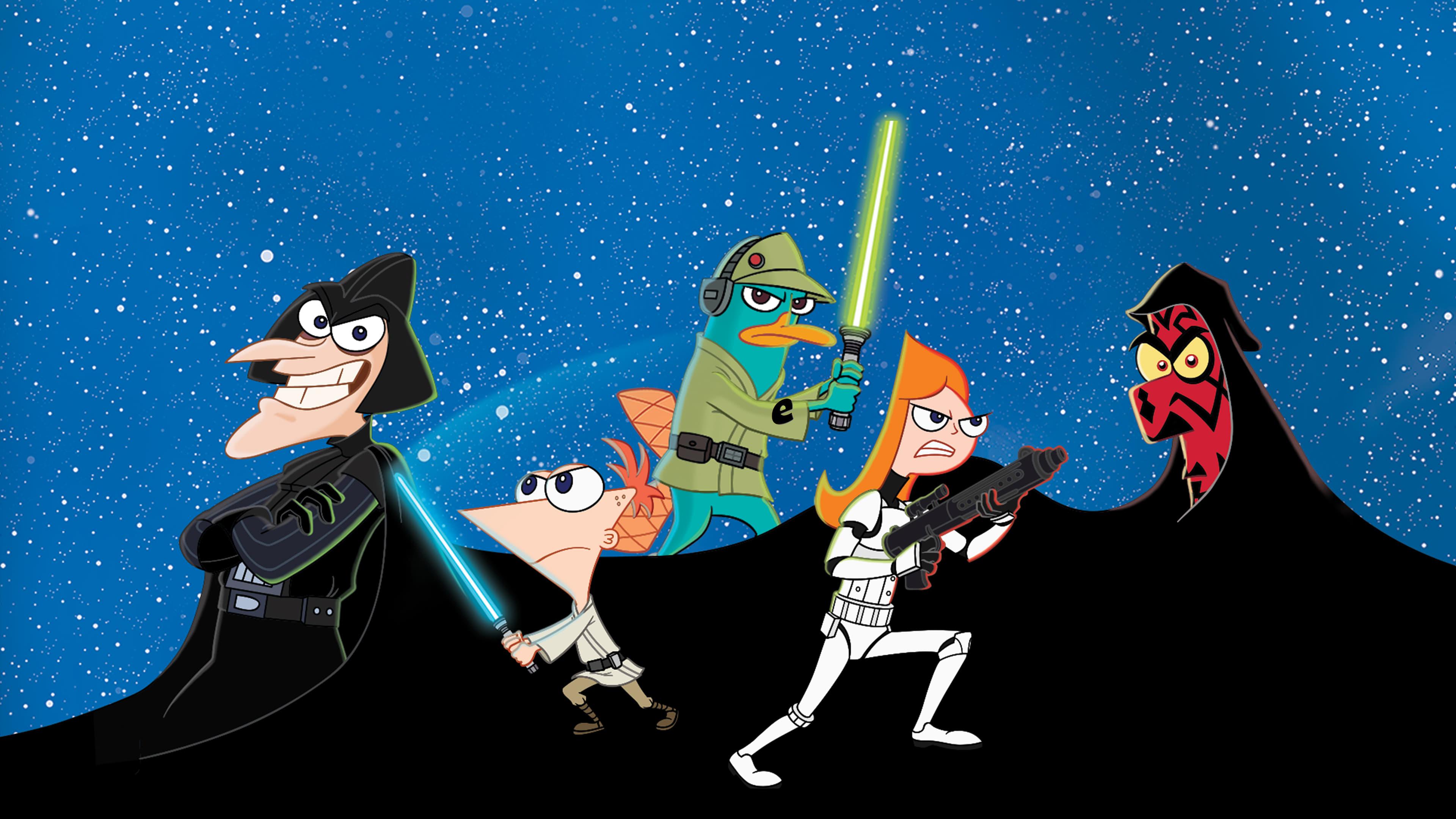 Phineas and Ferb: Star Wars backdrop