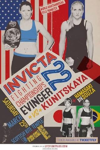 Invicta FC 22: Evinger vs. Kunitskaya II poster