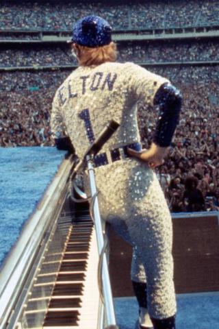 Elton John at Dodger Stadium poster
