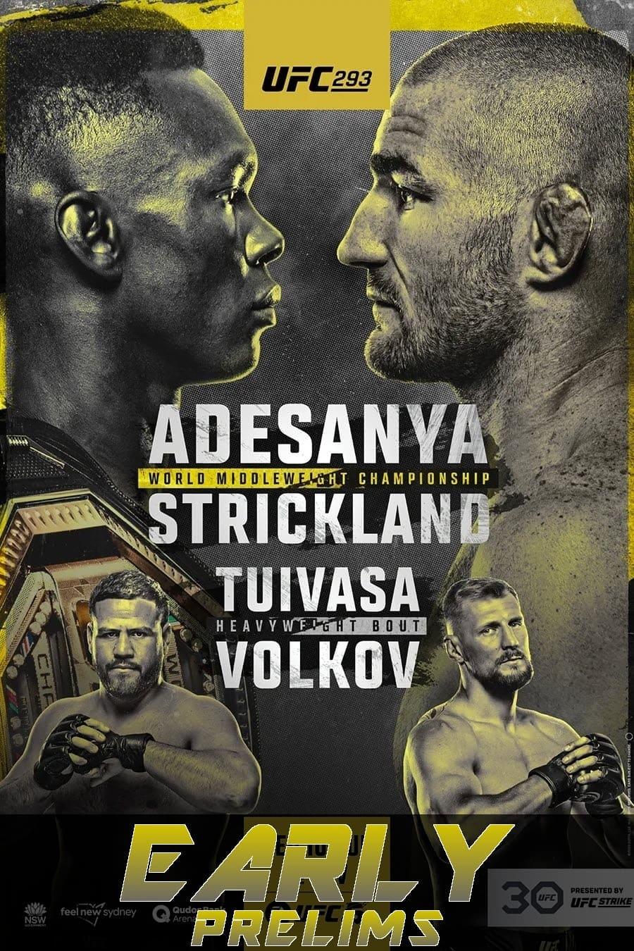 UFC 293: Adesanya vs. Strickland poster