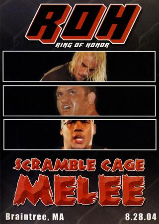 ROH: Scramble Cage Melee poster