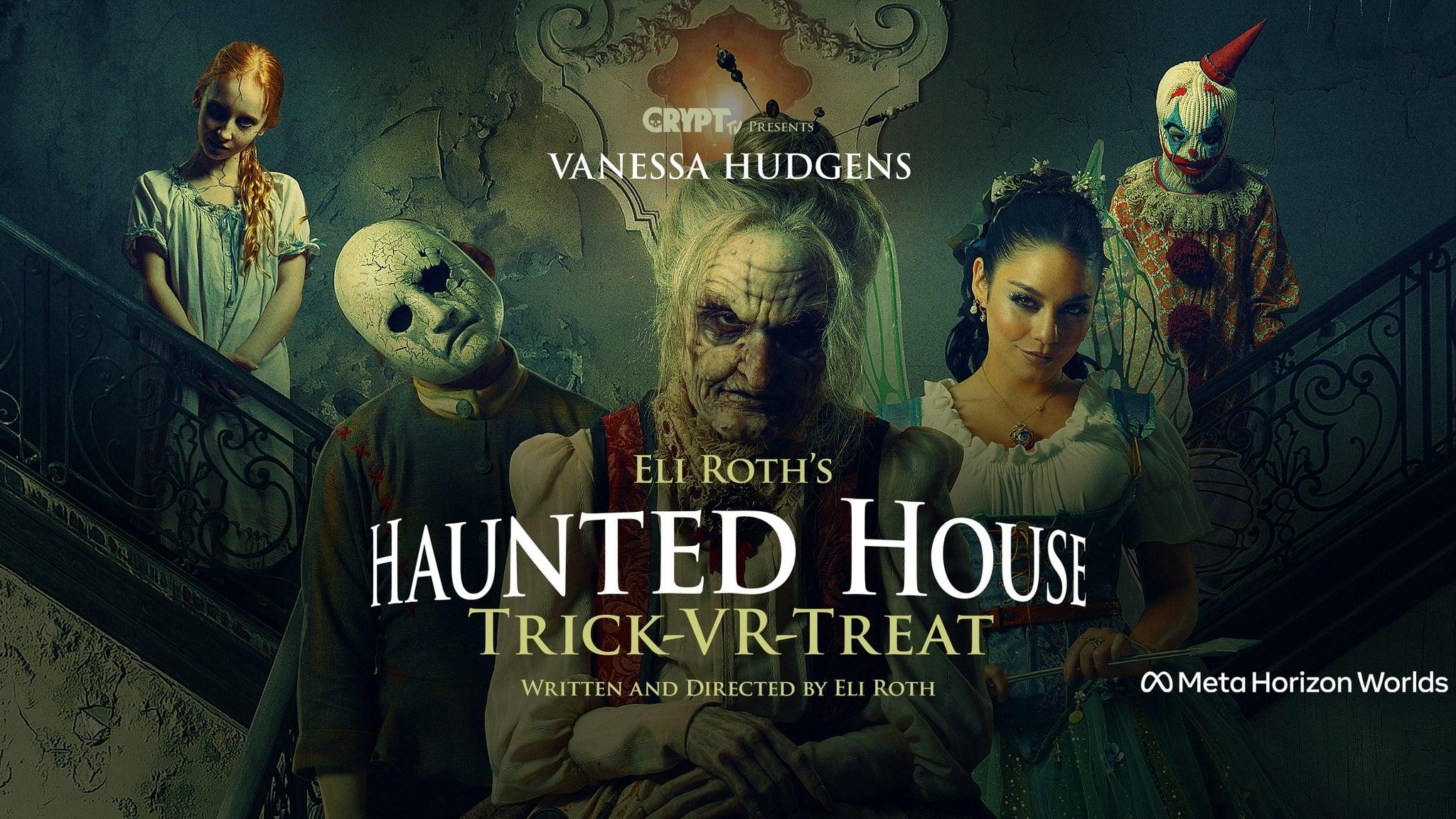 Haunted House: Trick-VR-Treat backdrop