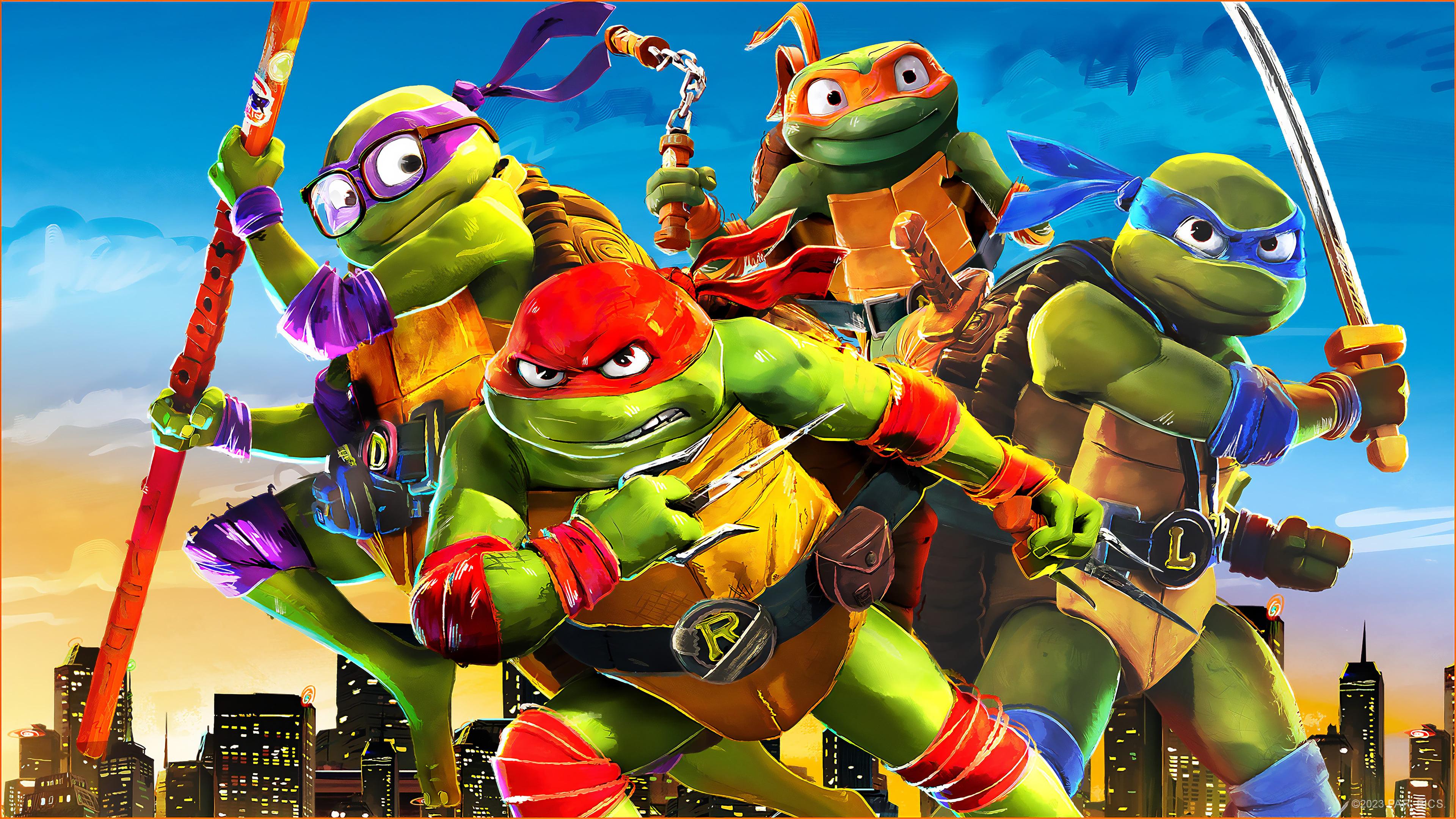 Teenage Mutant Ninja Turtles: Mutant Mayhem backdrop