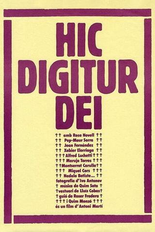 Hic Digitur Dei poster
