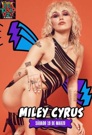 Miley Cyrus - Lollapalooza Chile 2022 poster