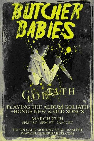 Goliath - Live Streaming Event by Butcher Babies poster