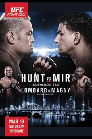 UFC Fight Night 85: Hunt vs. Mir poster