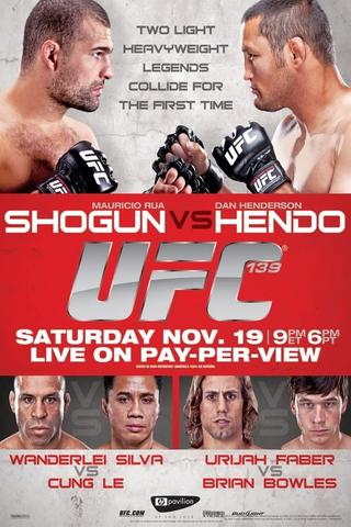 UFC 139: Shogun vs. Henderson poster