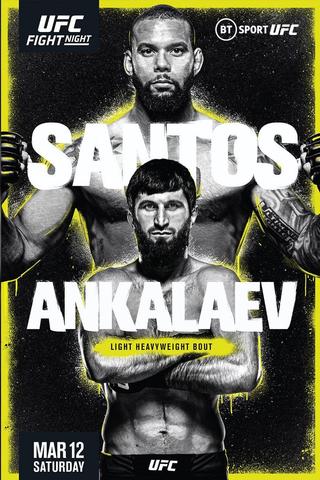 UFC Fight Night 203: Santos vs. Ankalaev poster