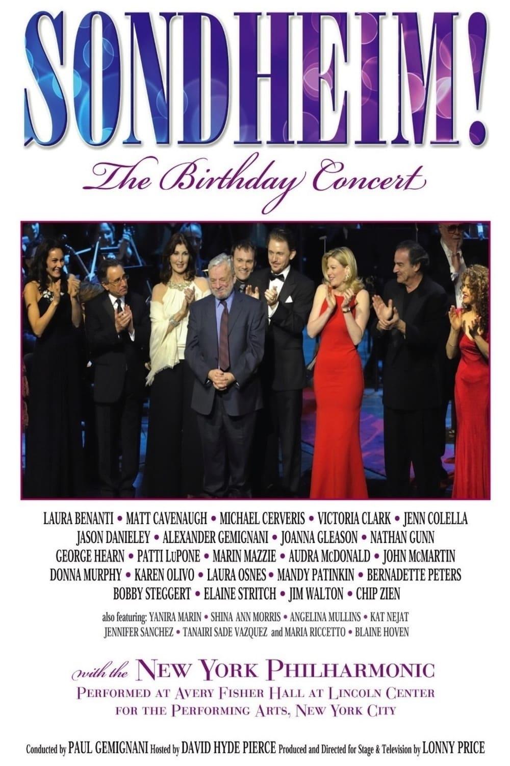 Sondheim! The Birthday Concert poster