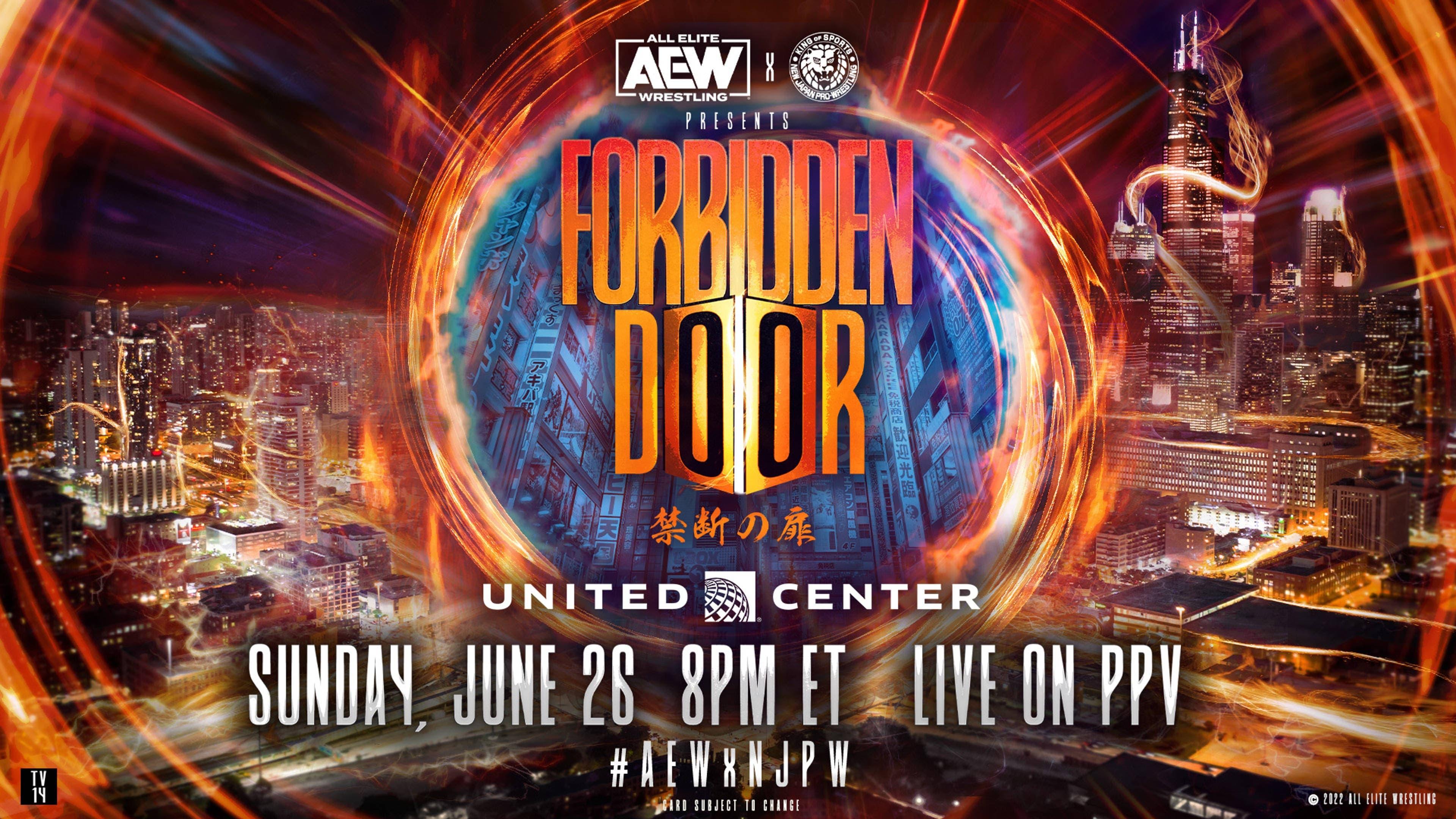 AEW x NJPW Presents Forbidden Door backdrop