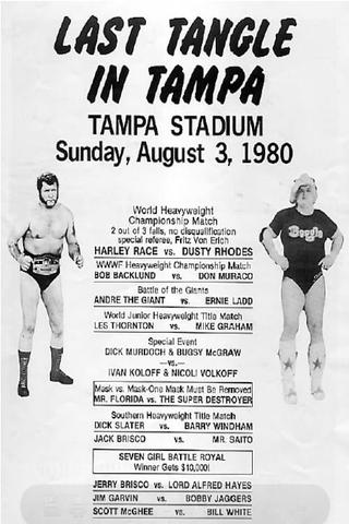 NWA The Last Tangle in Tampa poster