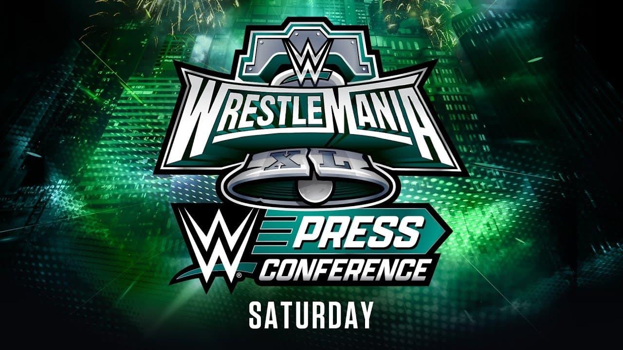 WrestleMania XL Saturday Post-Show Press Conference backdrop