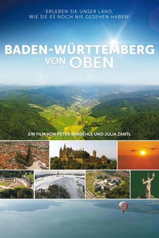 Baden-Württemberg von oben poster
