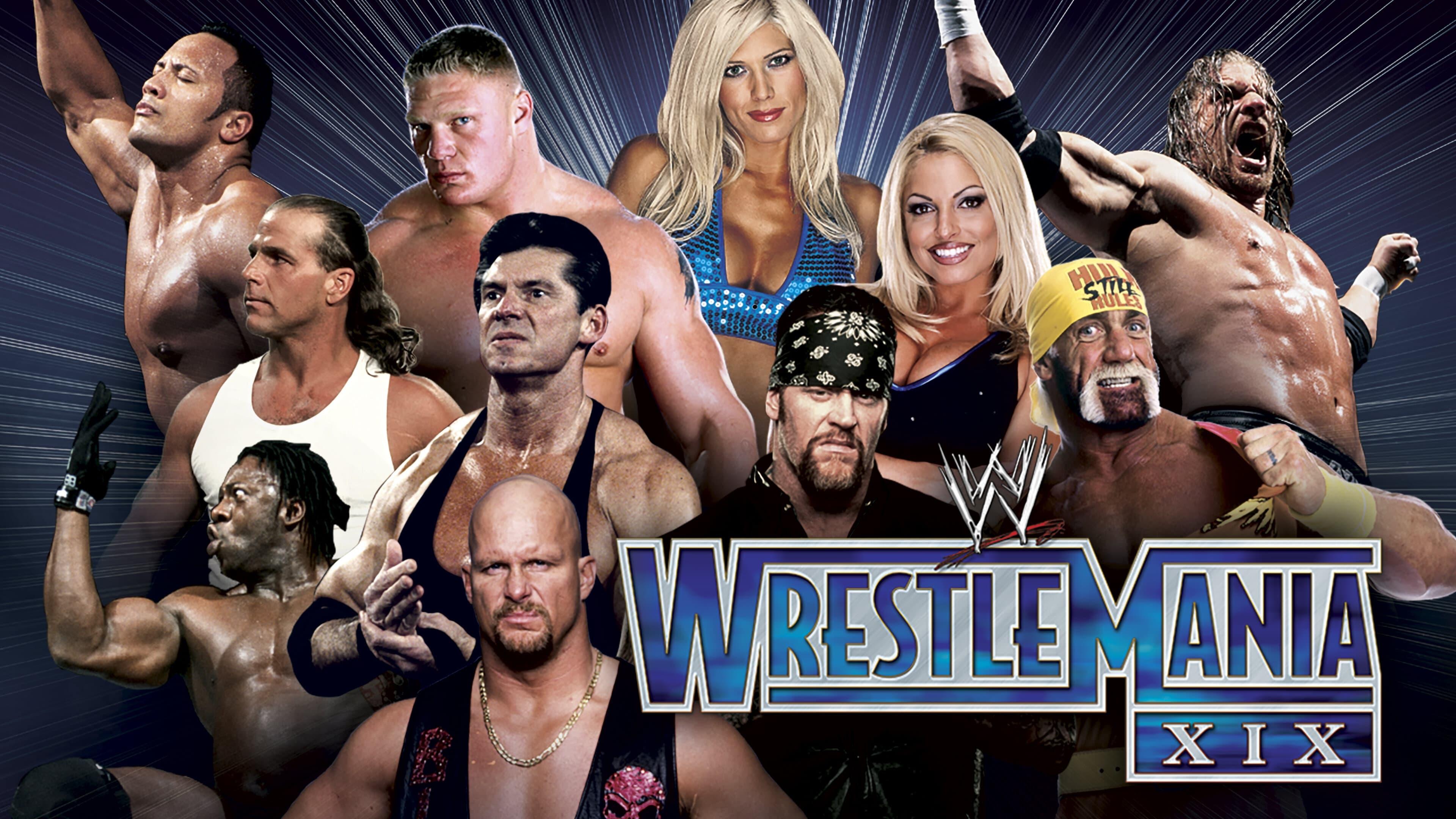 WWE Wrestlemania XIX backdrop