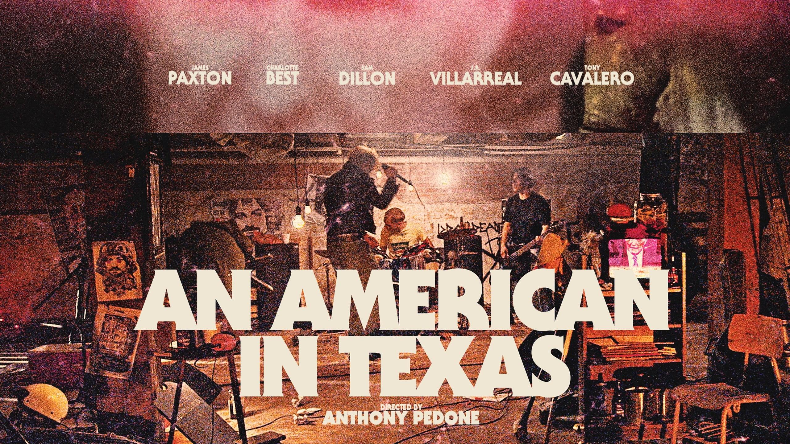 An American in Texas backdrop
