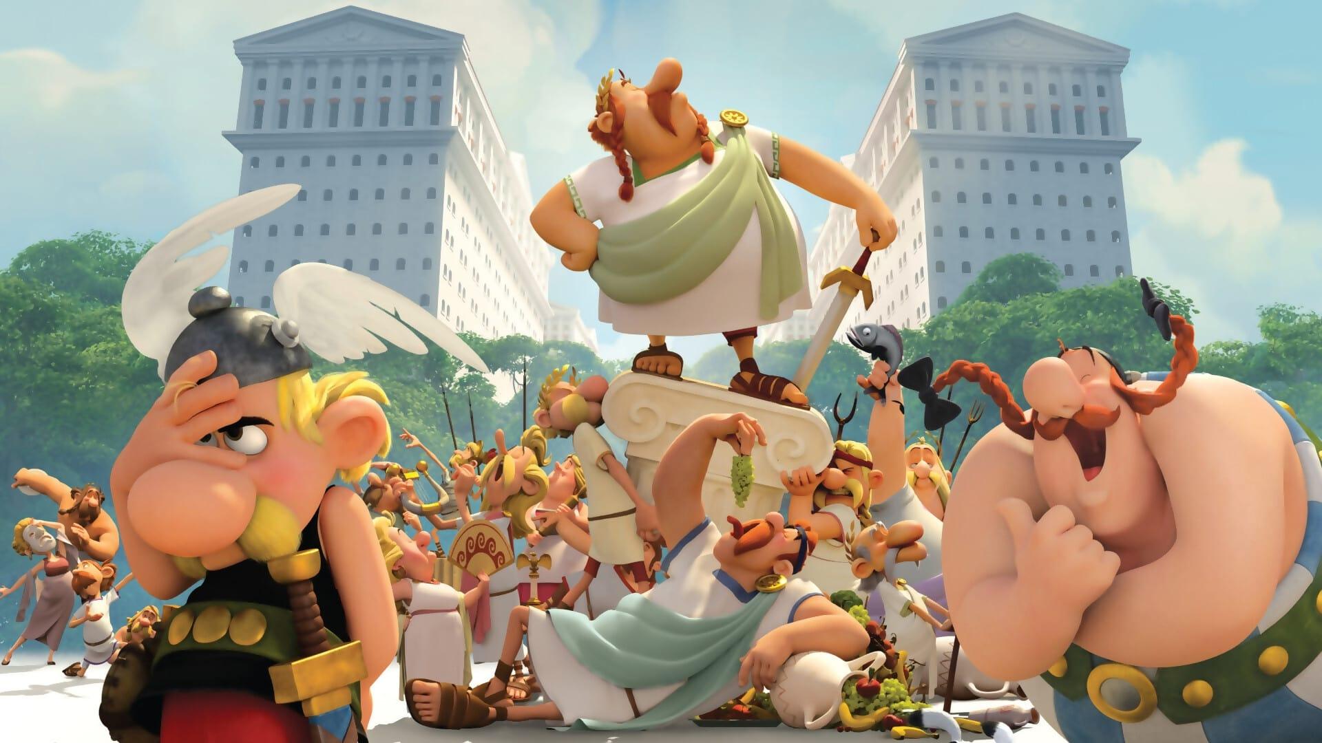 Asterix: The Mansions of the Gods backdrop