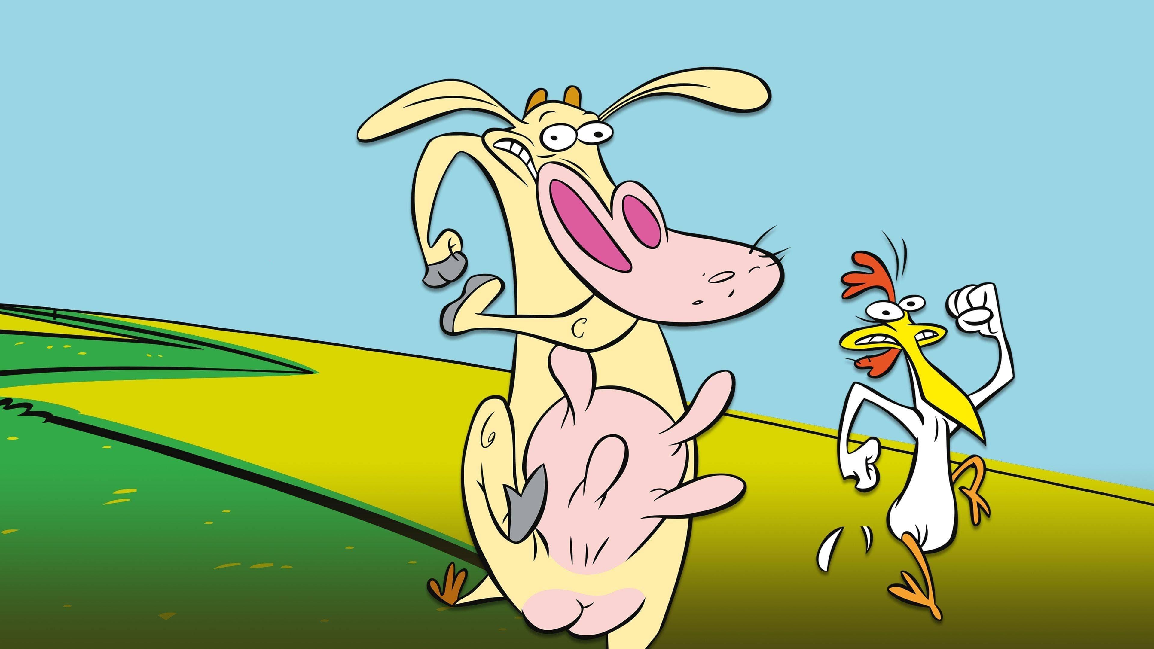 Cow and Chicken backdrop