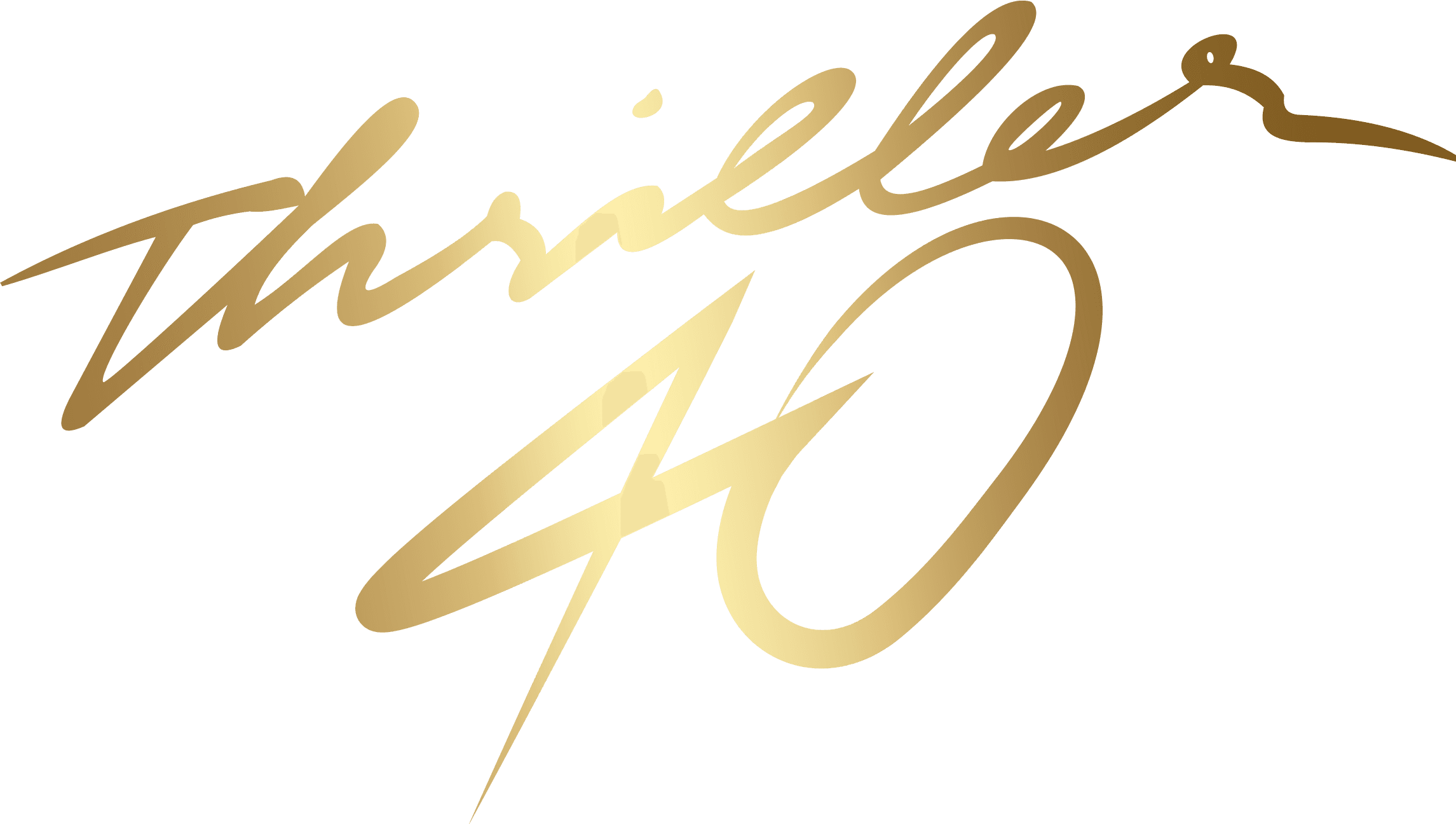 Thriller 40 logo