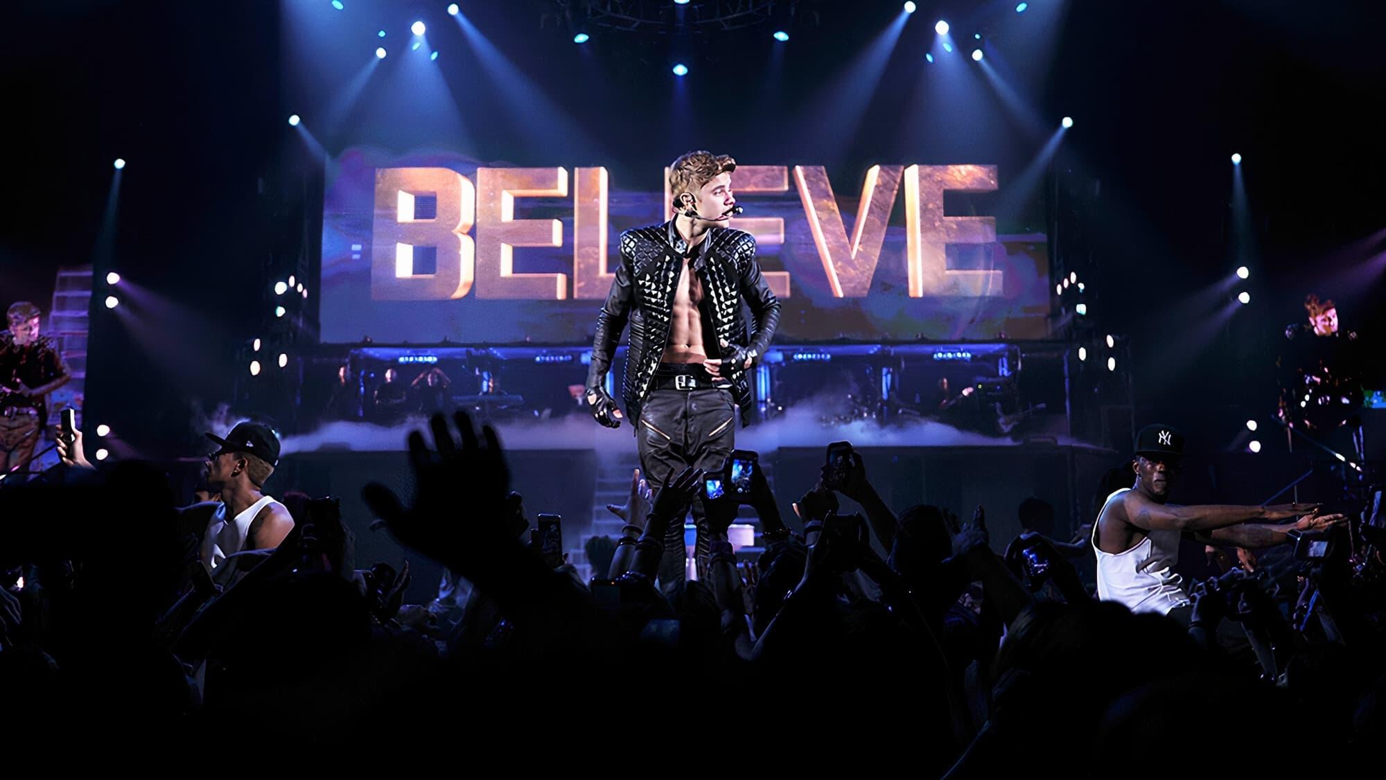 Justin Bieber's Believe backdrop
