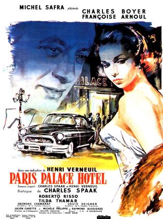 Paris, Palace Hôtel poster