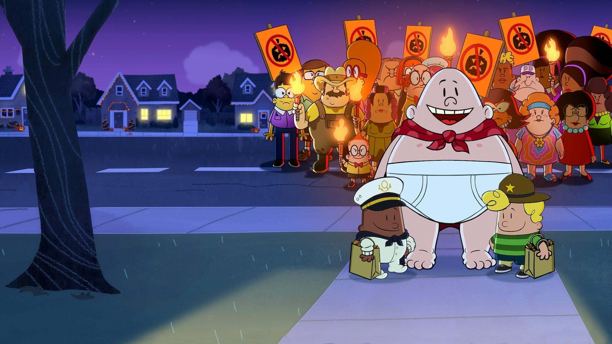 The Spooky Tale of Captain Underpants: Hack-a-ween backdrop