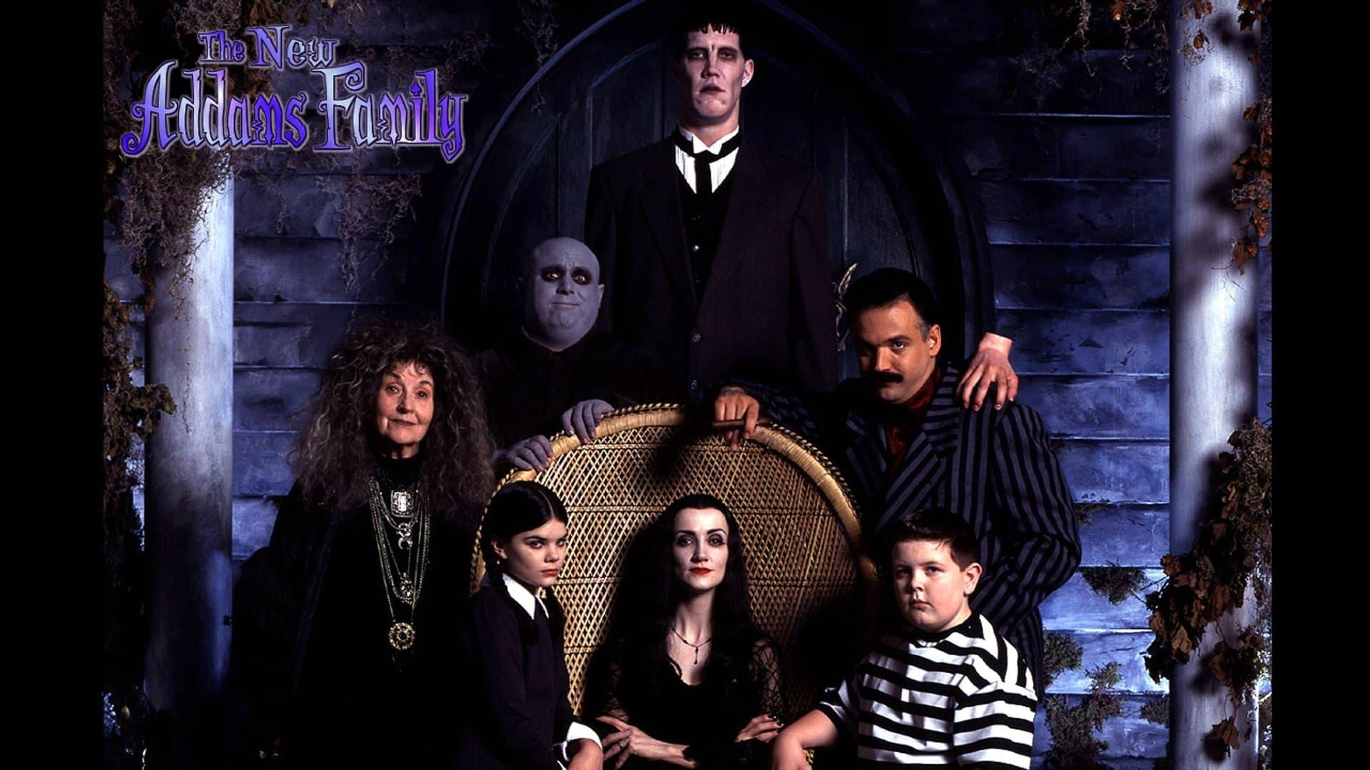 The New Addams Family backdrop
