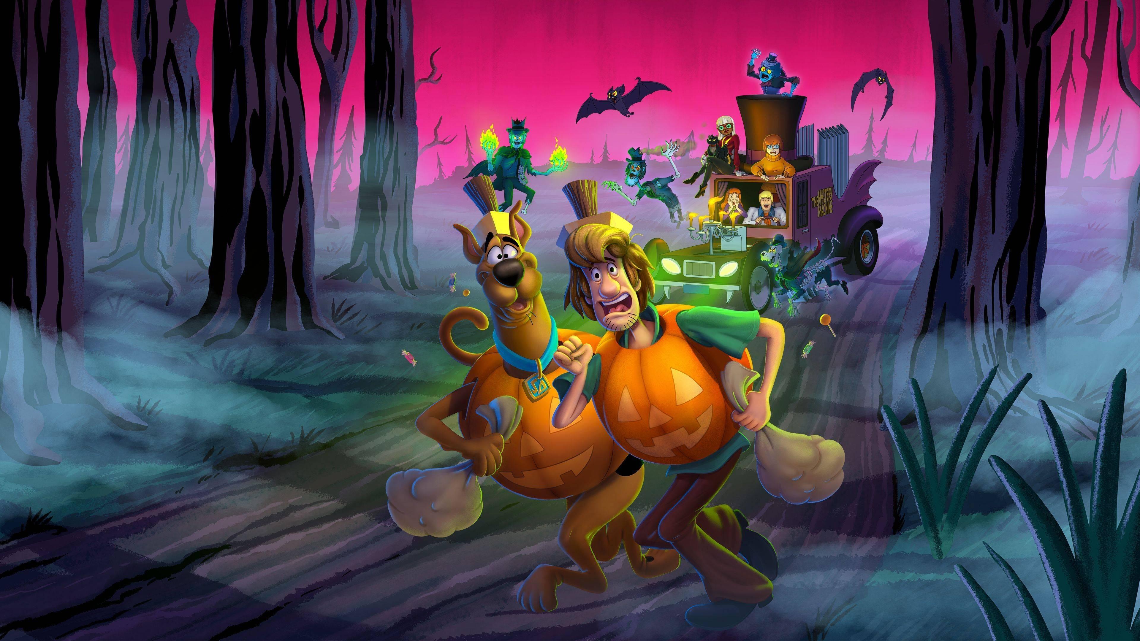 Trick or Treat Scooby-Doo! backdrop