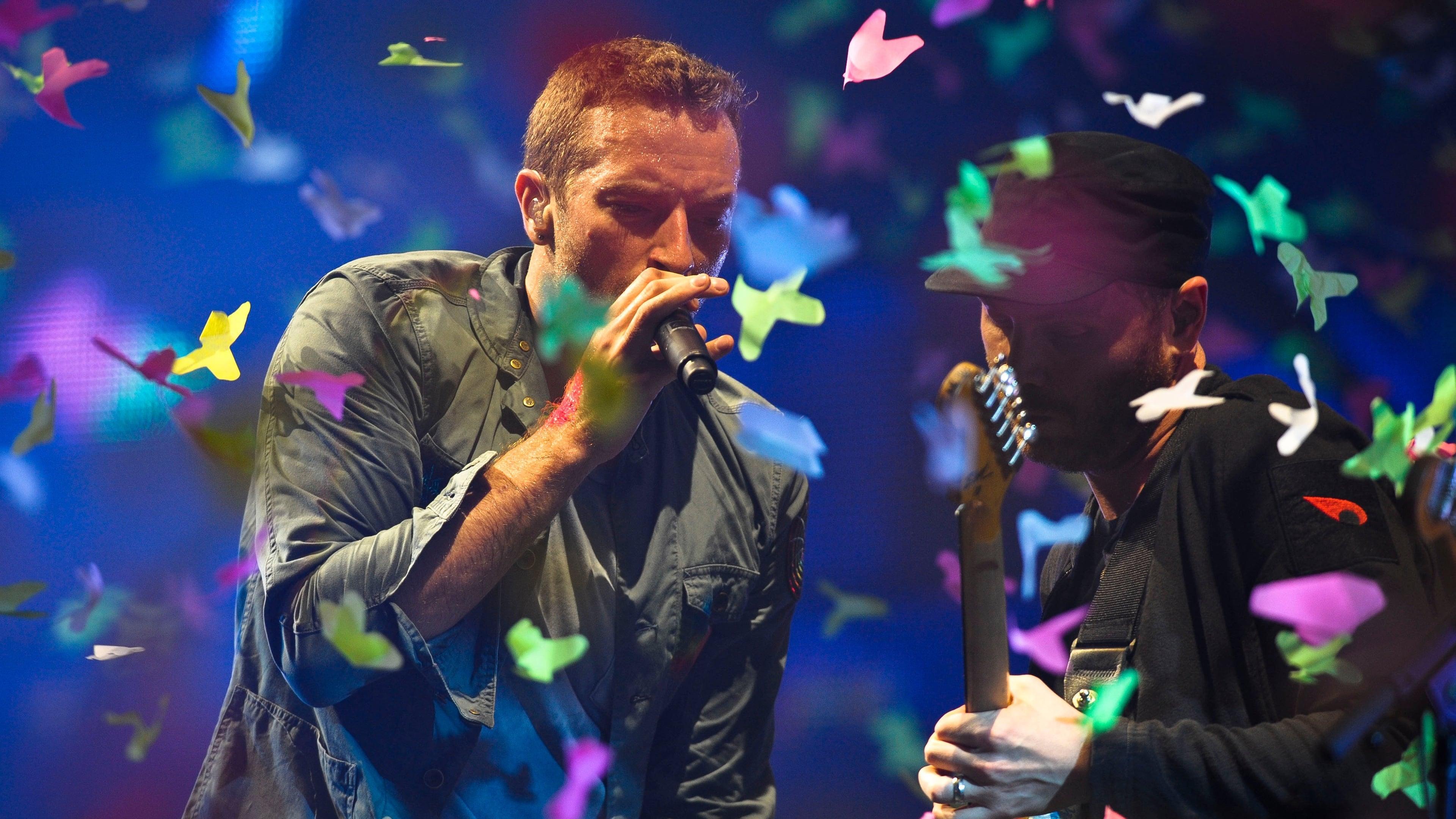 Coldplay: Live at Glastonbury 2011 backdrop